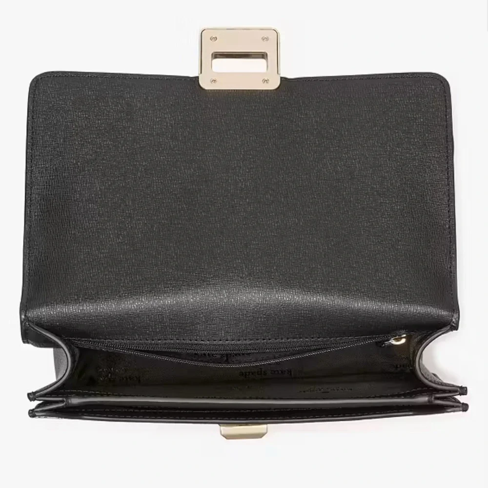 Kate Spade Spade Flower Small Flap Shoulder Bag Black Multi